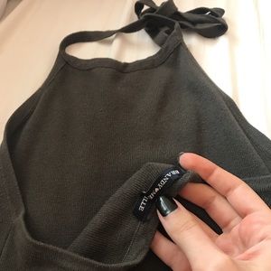 Brandy Melville halter crop top
